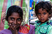 Street life scene Old Thanjavur - Tamil Nadu. 